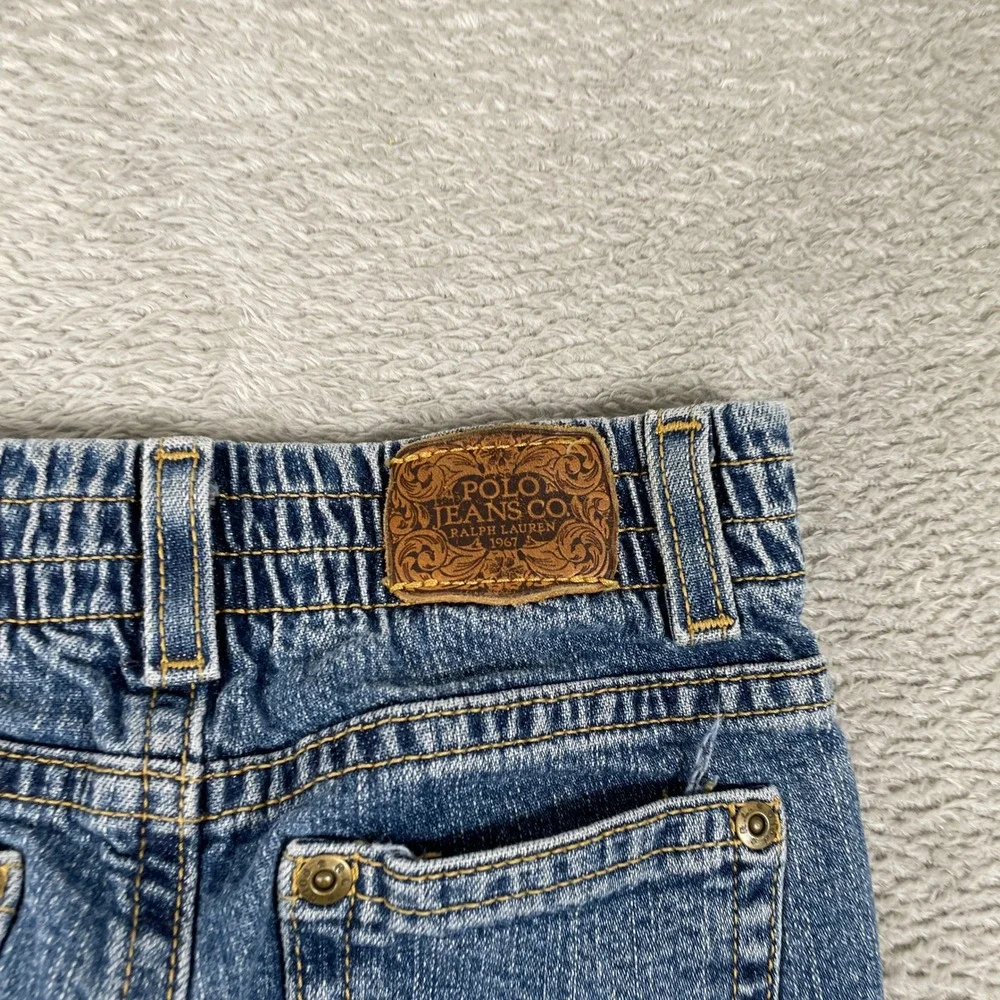Ralph Lauren Polo Jeans Co Bootcut‎ Jeans Youth Boys 6 Blue Denim